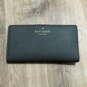 Kate spade gray wallet
